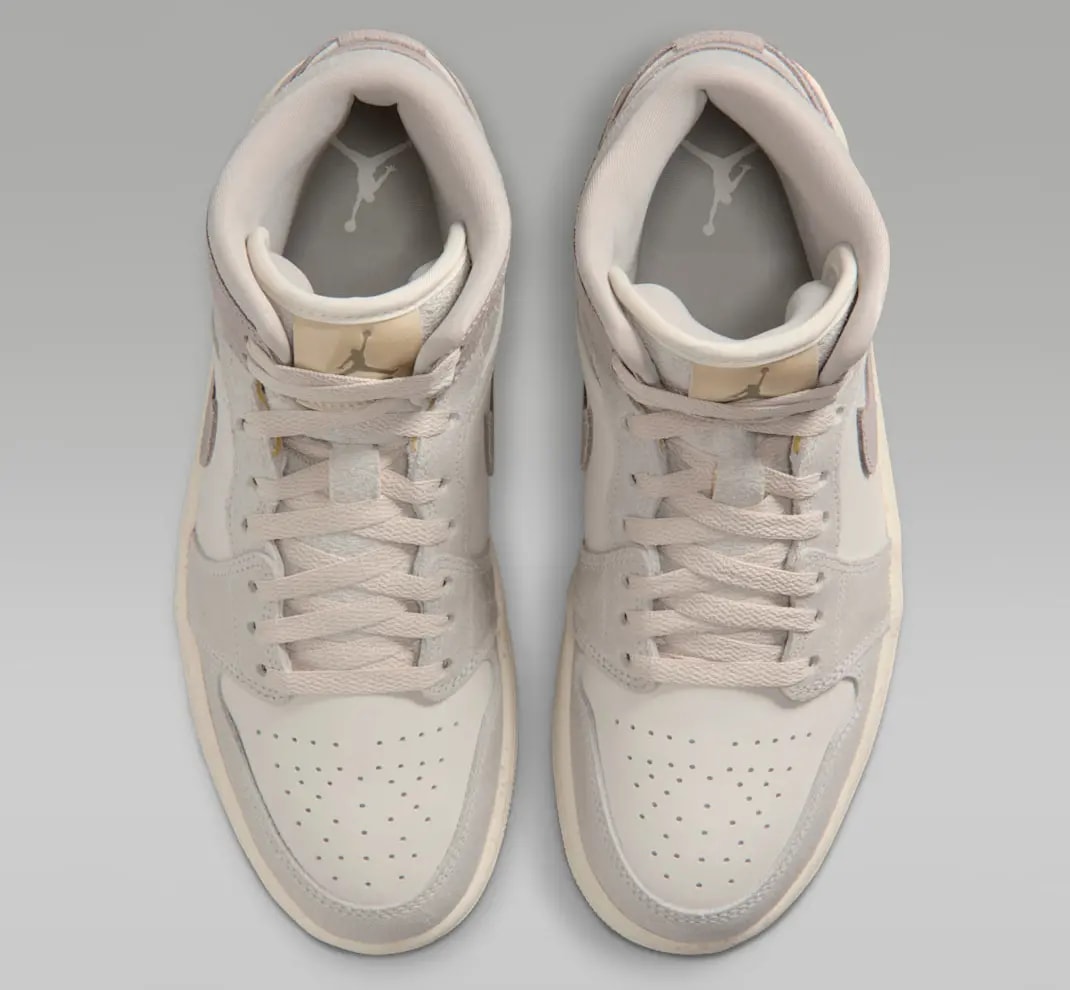 Giày Nike Air Jordan 1 Mid SE 'Light Iron Ore' IB7010-001 — ảnh 2