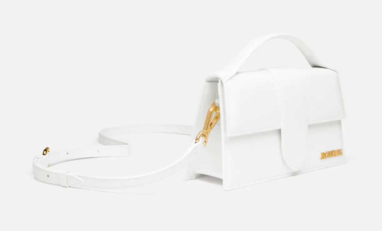 Túi Jacquemus The large Bambino ‘White’ BAW00007BC01C01100 — ảnh 2