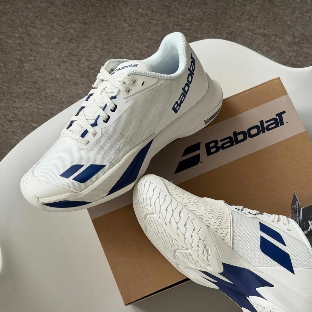 Giày Babolat Jet Mach 4 All Court 'White' 30S26629B-1115 — ảnh 3