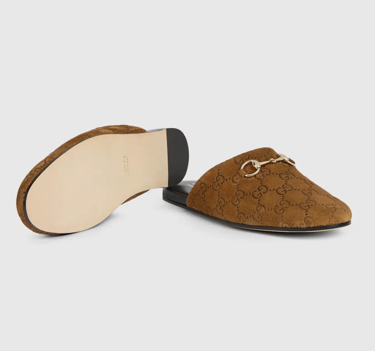 Giày Gucci Mule With Horsebit ‘Brown’ 849565-AAFQV-2118 — ảnh 5