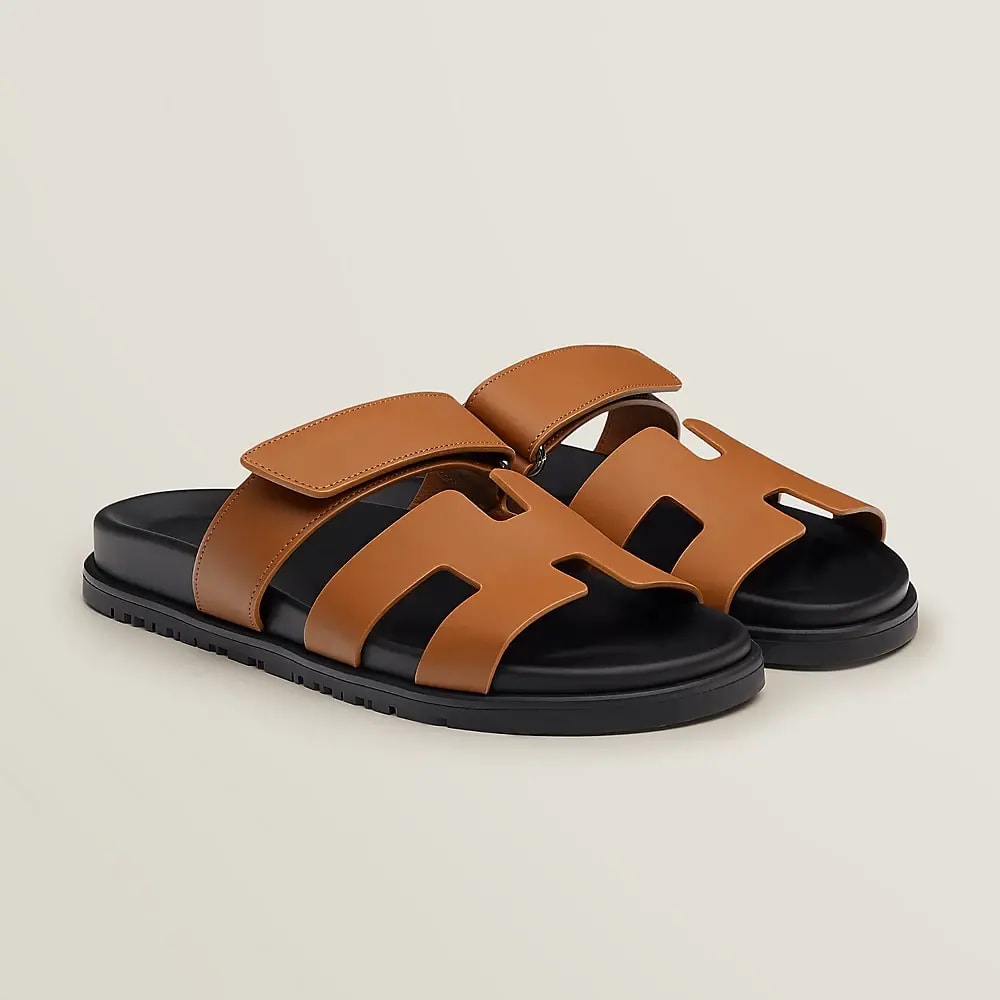 Dép Hermes Chypre Sandal ‘Brown’ H222299Z-A3340 — ảnh 2