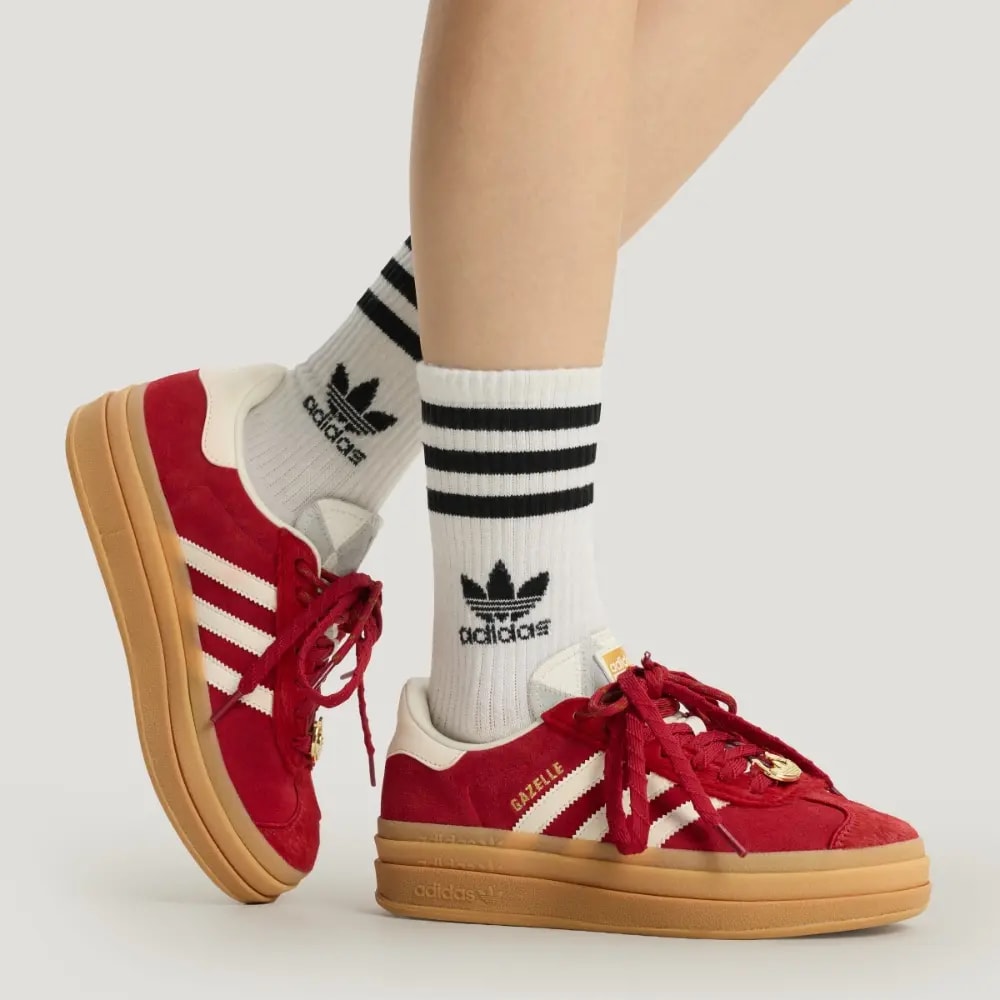 Giày Adidas Gazelle Bold W 'Power Red' KJ4293 — ảnh 4