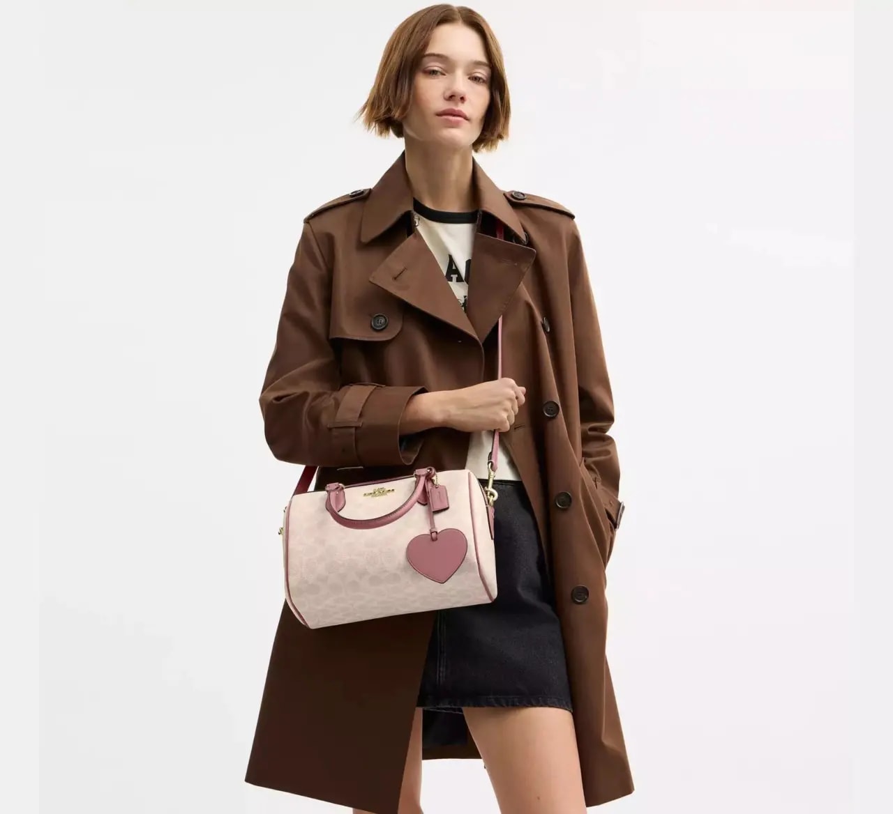 Túi Coach Rowan Satchel Bag ‘Sand Peony’ CDB21-IMY6J — ảnh 3