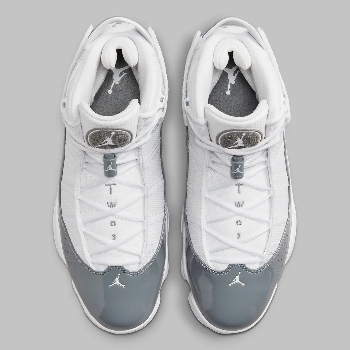 Giày Nike Air Jordan 6 Rings 'White Cool Grey' 322992-121 — ảnh 5