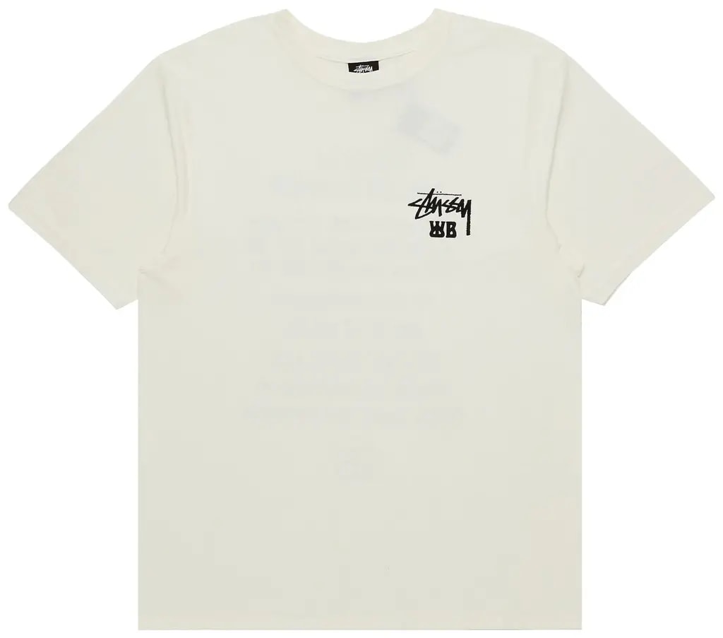 Áo Stussy x Wales Bonner Ocean Song Tee 'Ivory' 3904025-White — kich-thuoc: L