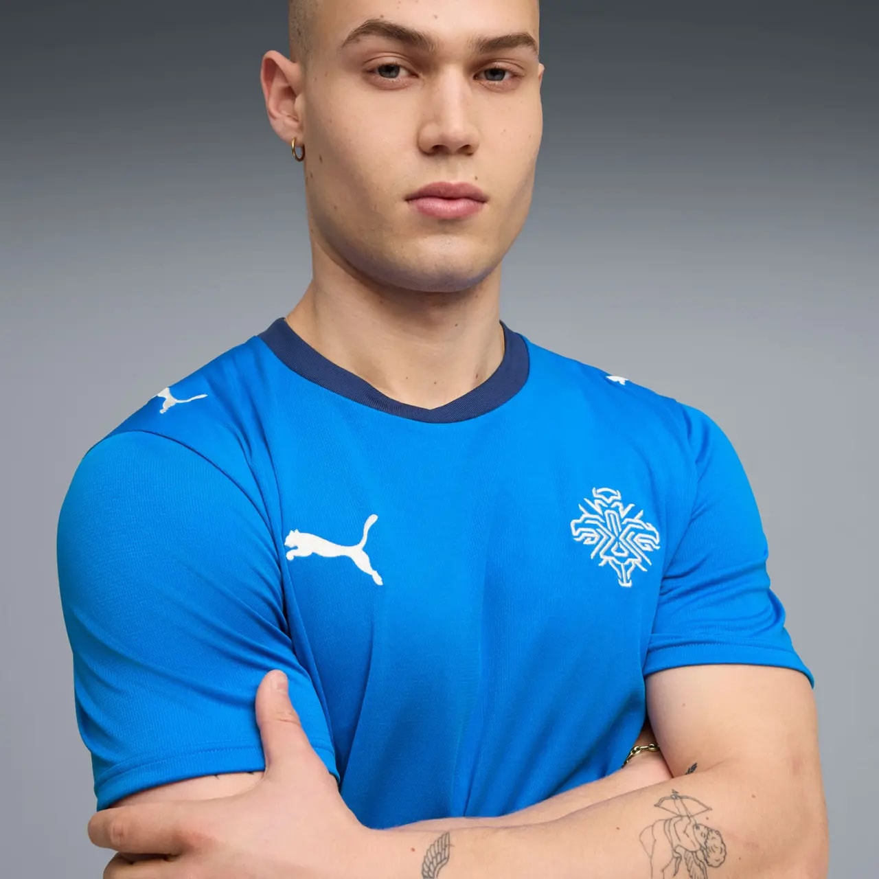 Áo Puma Iceland Home Shirt World Cup 2026 'Blue' 783237-01 — ảnh 3