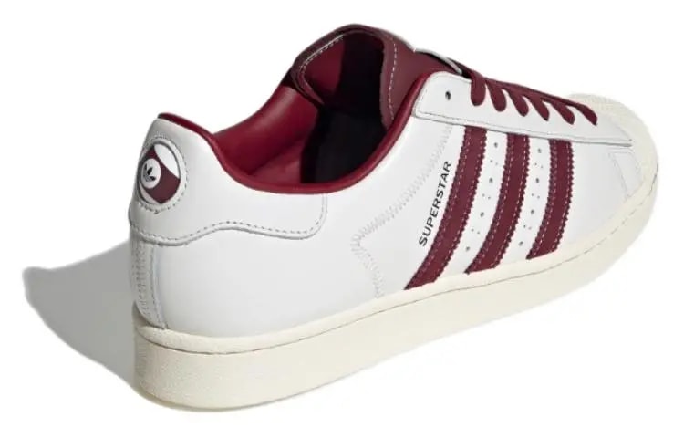 Giày Adidas Superstar 'Off White Maroon' IF1781 — ảnh 3
