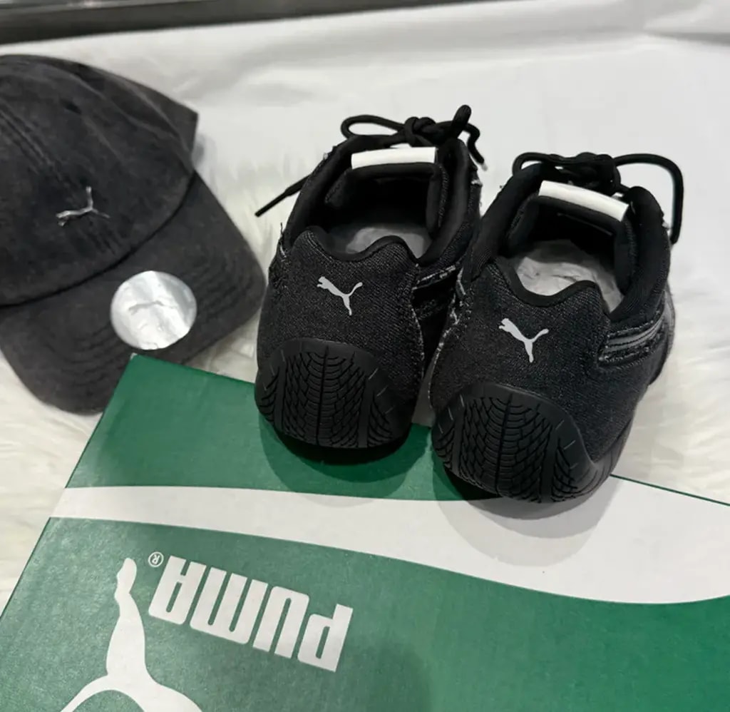 Giày Puma Speedcat Crafted Denim 'Black' 407110-01 — ảnh 5