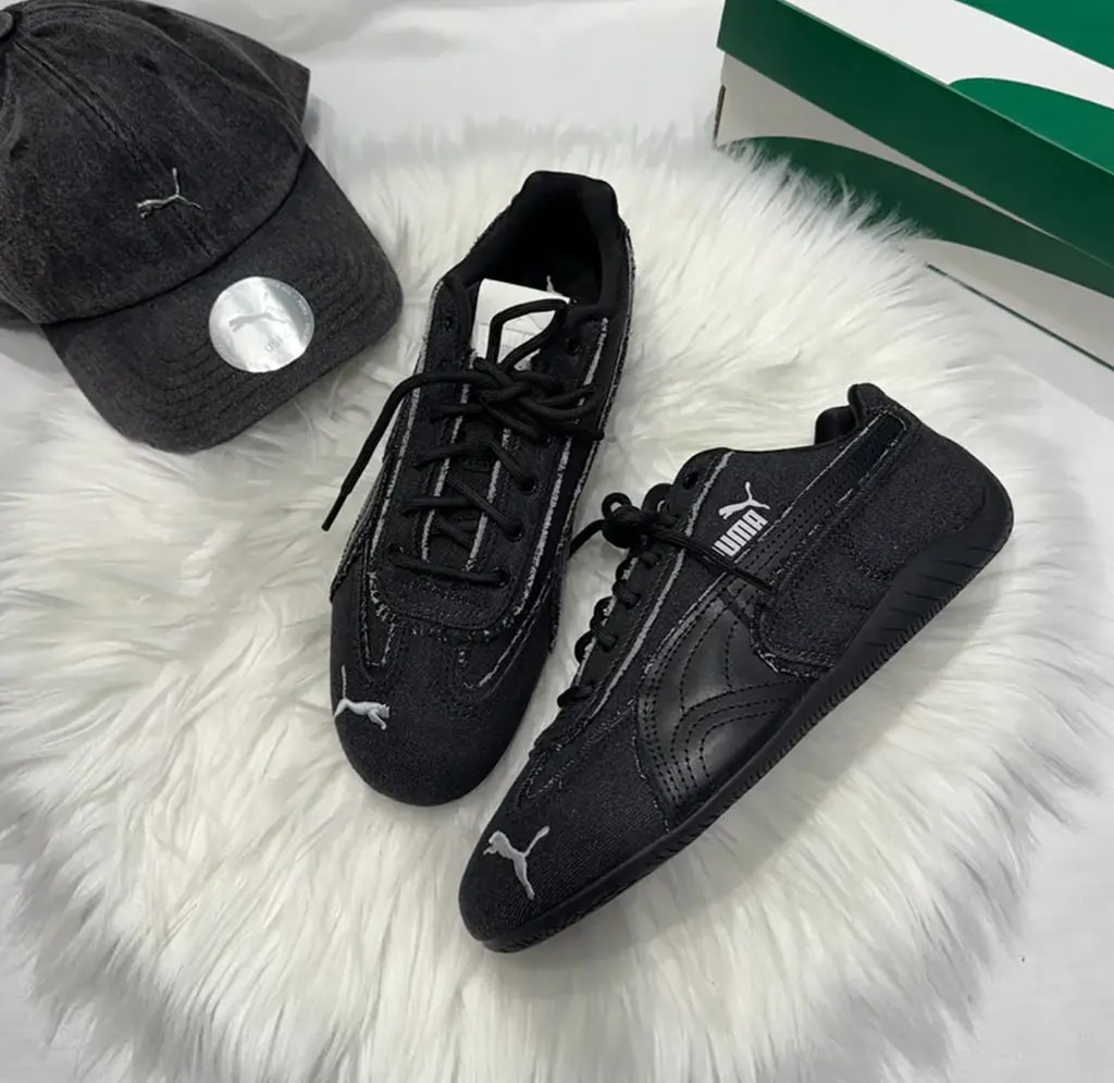 Giày Puma Speedcat Crafted Denim 'Black' 407110-01 — ảnh 3
