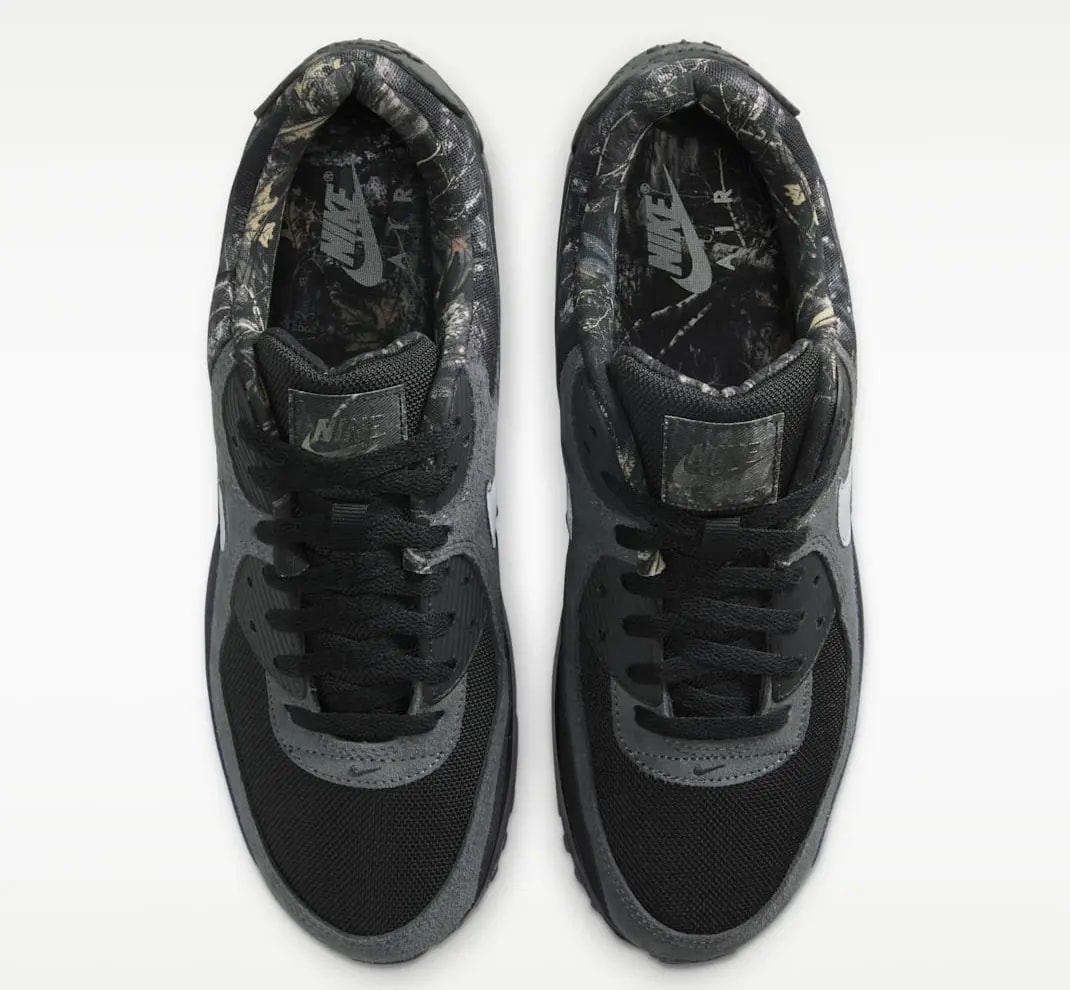 Giày Nike Air Max 90 'Black Realtree Edge' IQ0300-001 — ảnh 3