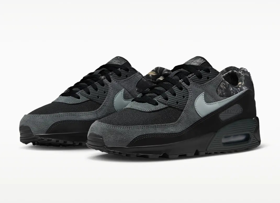 Giày Nike Air Max 90 'Black Realtree Edge' IQ0300-001 — ảnh 4