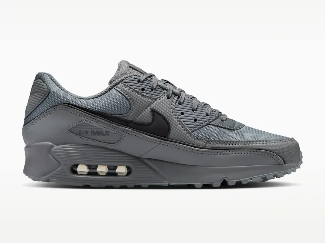 Giày Nike Air Max 90 Premium 'Smoke Grey Black' HV4517-003 — ảnh 2