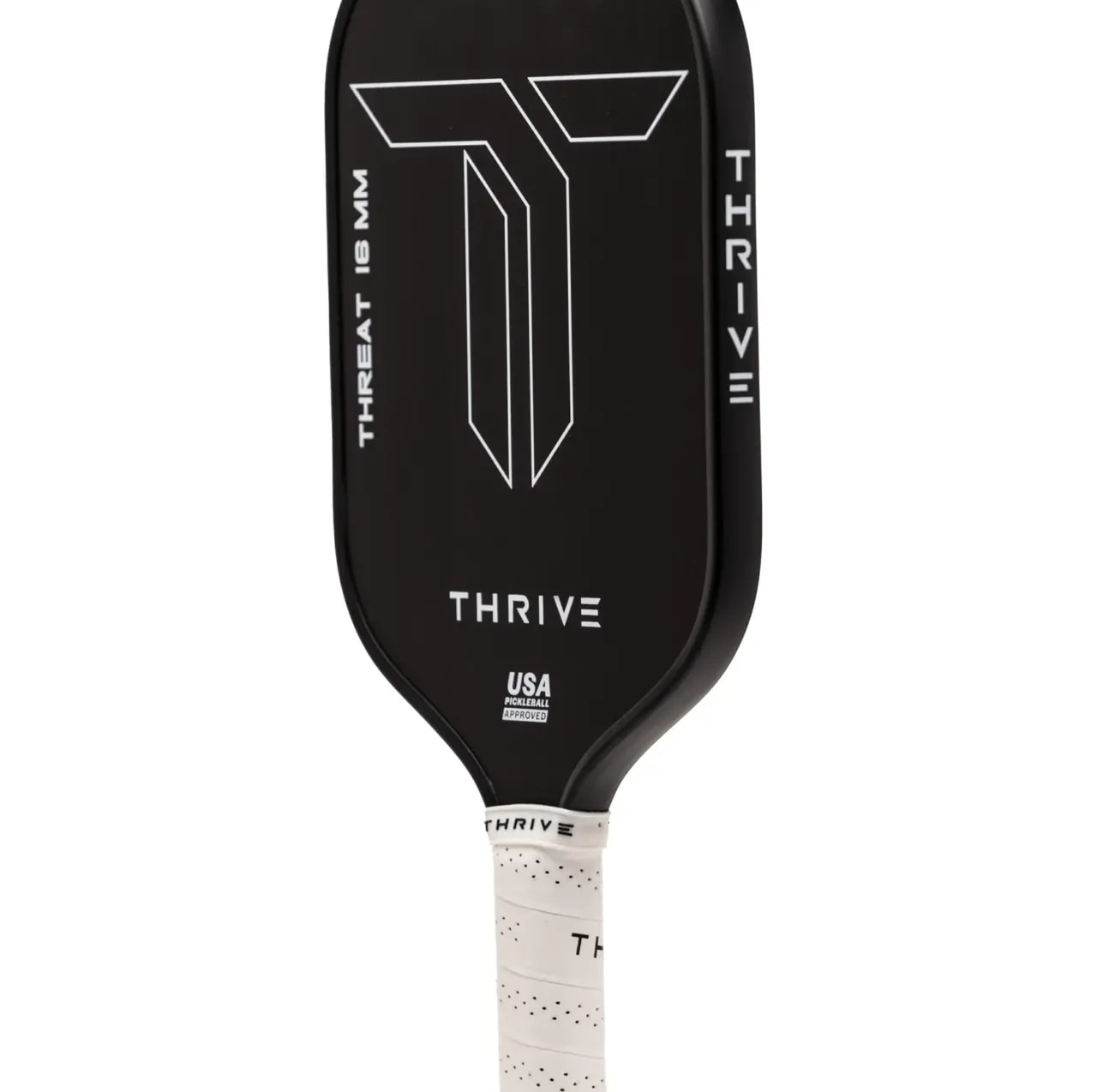 Vợt Pickleball Thrive Threat 16 'Black White' — ảnh 2