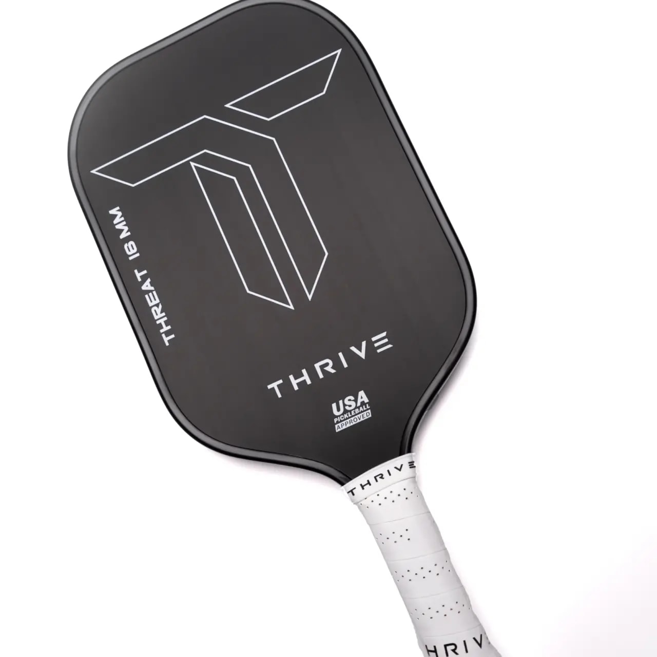 Vợt Pickleball Thrive Threat 16 'Black White' — ảnh 3