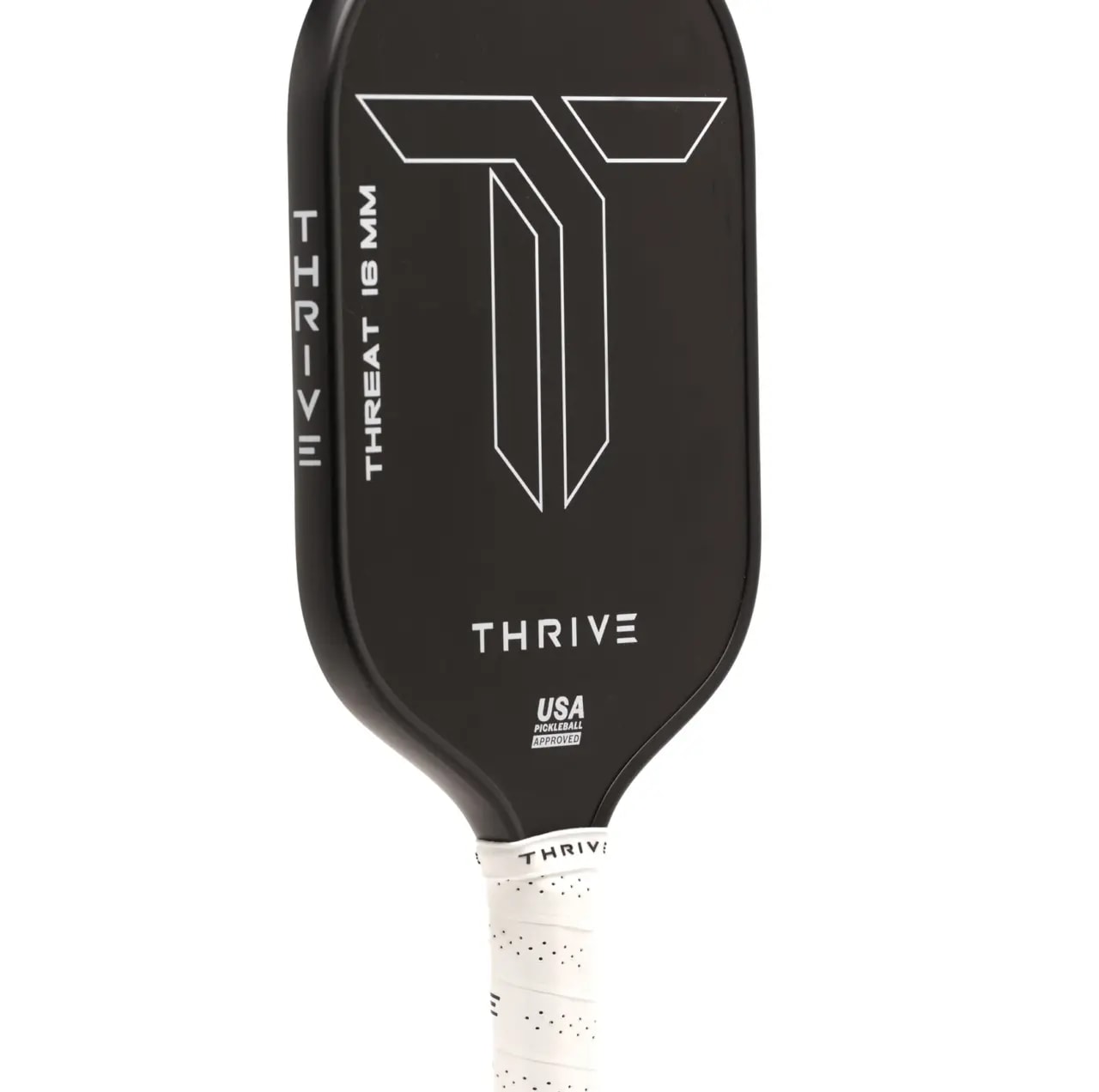 Vợt Pickleball Thrive Threat 16 'Black White' — ảnh 4