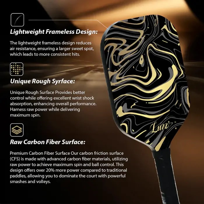 Vợt Pickleball Luzz Goldenveil — ảnh 2