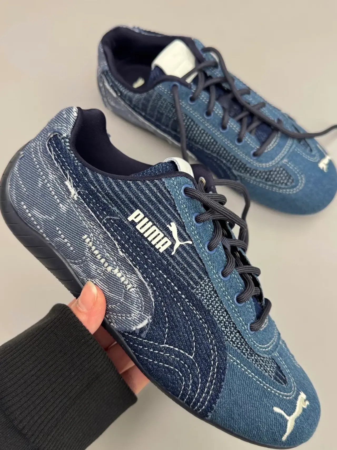 Giày Puma Speedcat Crafted Denim 'Blue' 408129-01 — ảnh 3