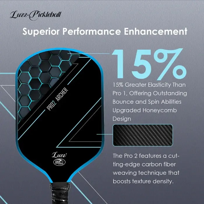 Vợt Pickleball Luzz Pro 2.0 Archer — ảnh 2