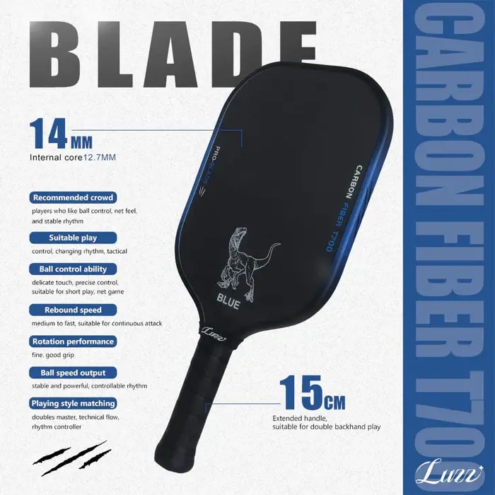 Vợt Pickleball Luzz Blade Jurassic World — ảnh 4