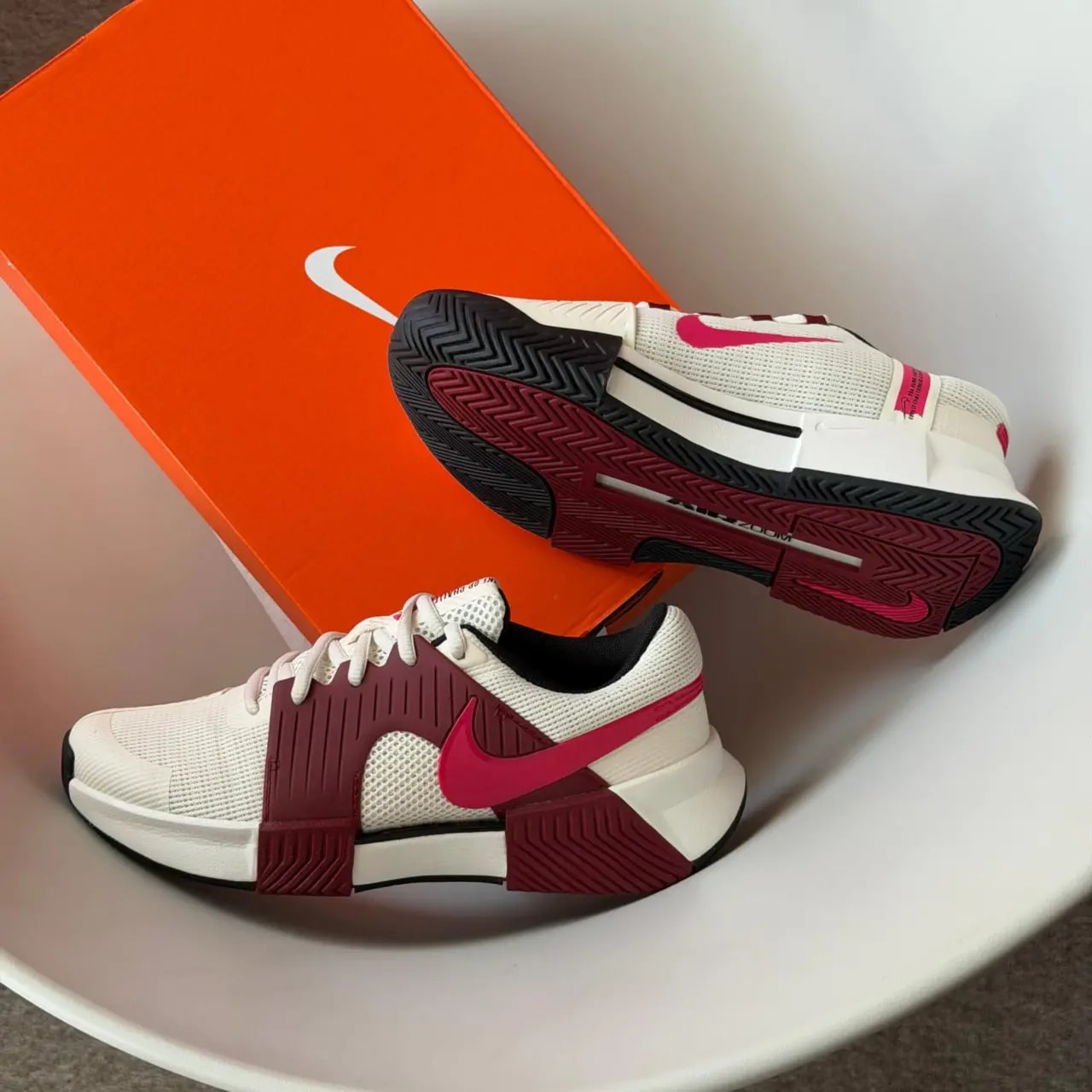 Giày Nike Zoom GP Challenge 1 Hc 'White Red' FB3148-104 — ảnh 3
