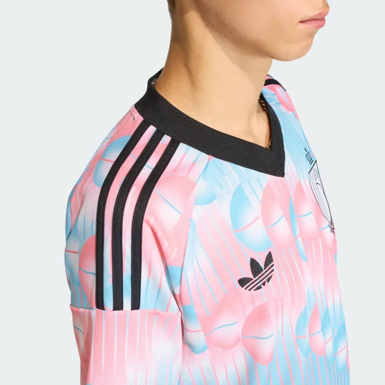 Áo Adidas Belgium 26 Away Jersey 'Frozen Blue' JM8386 — ảnh 4
