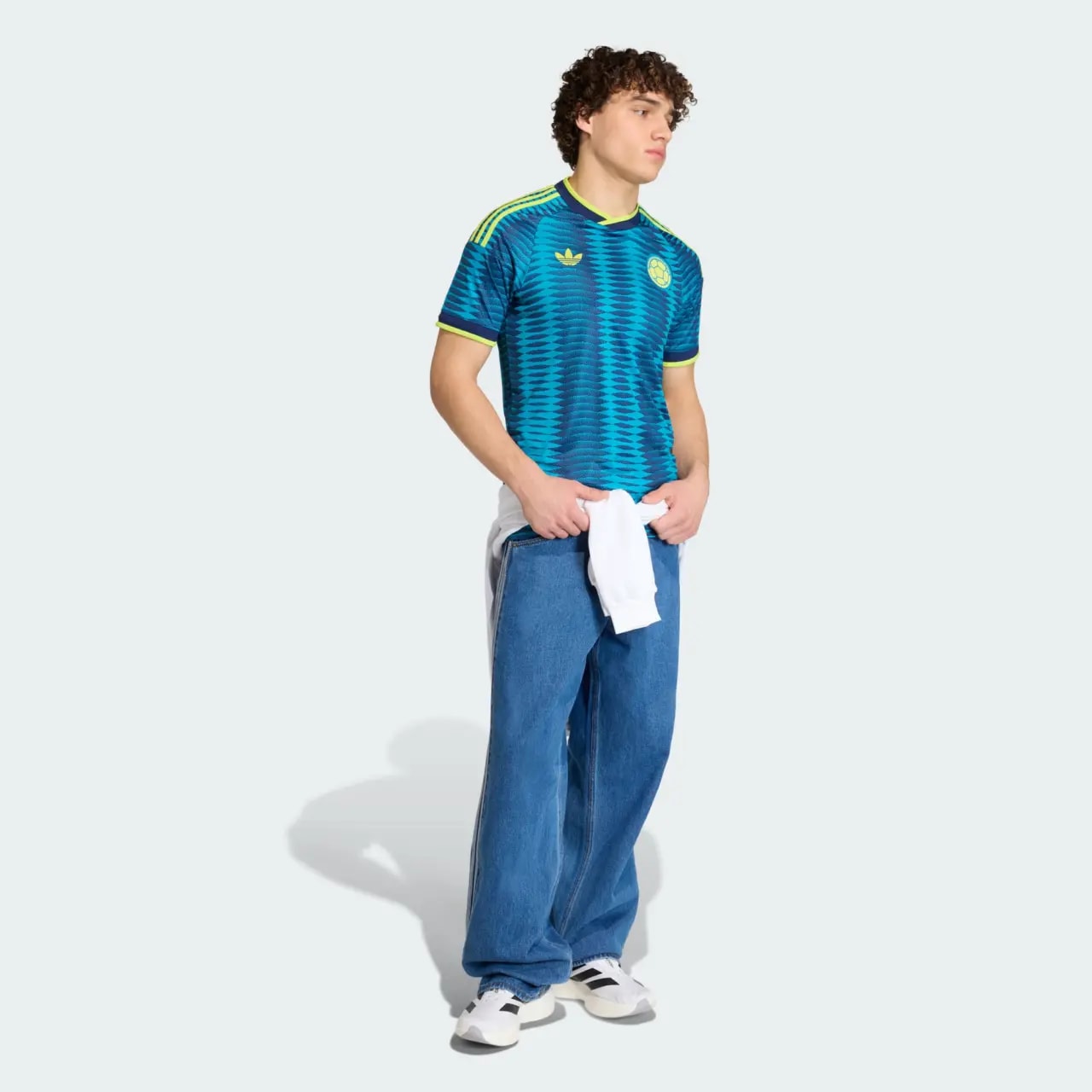 Áo Adidas Colombia 26 Away Jersey 'Mystery Petrol' JL6974 — ảnh 5