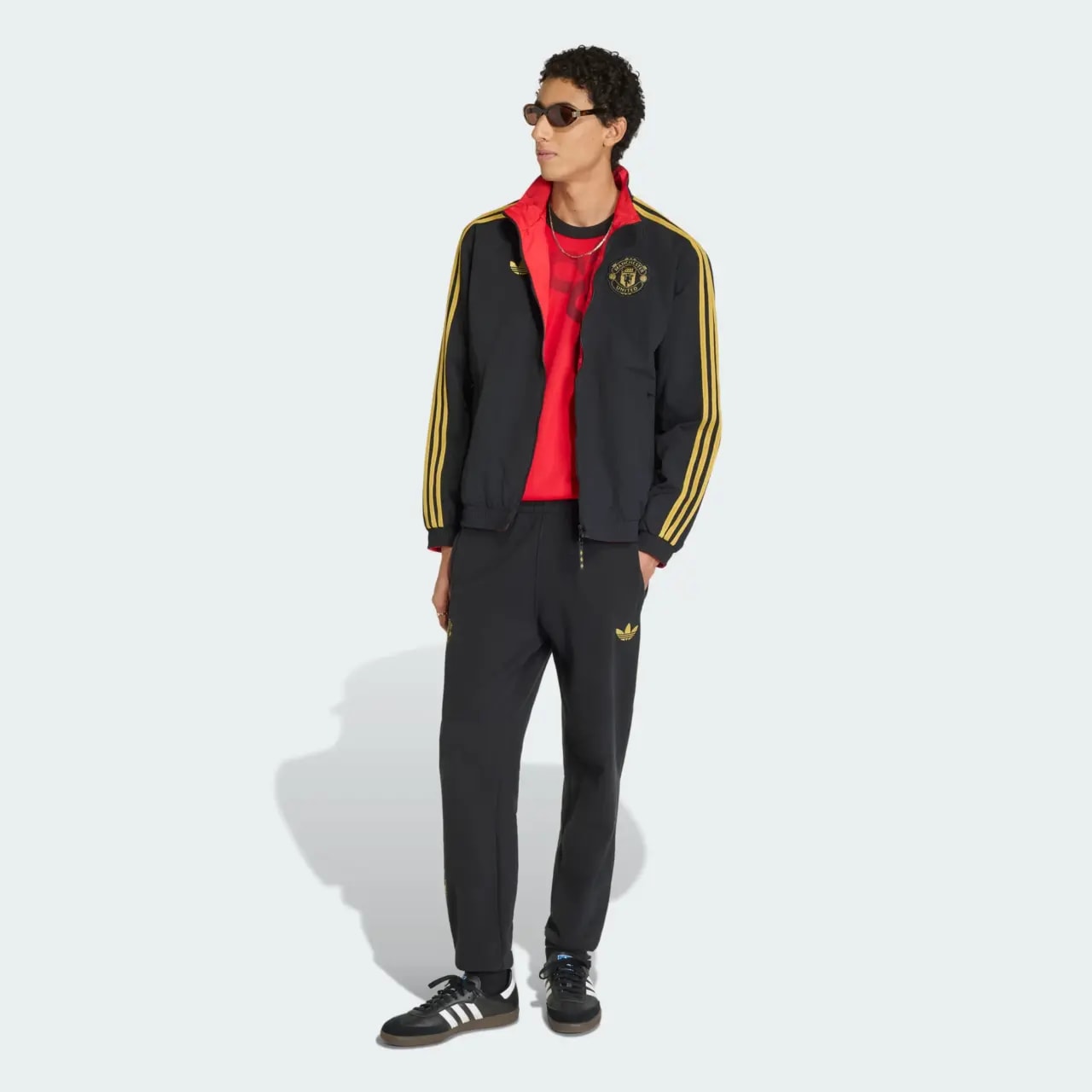 Áo Adidas Manchester United Cultural Story Reversible Jacket 'Better Scarlet' JM5561 — ảnh 4