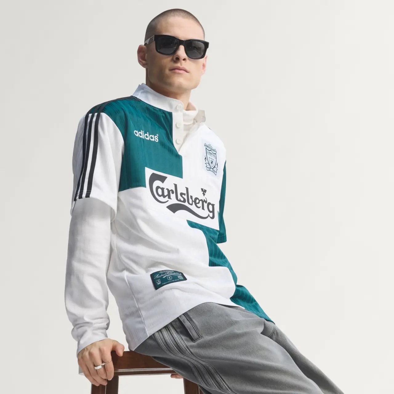 Áo Adidas Liverpool FC Away Jersey 95 'Rich Green' KA8093 — ảnh 2