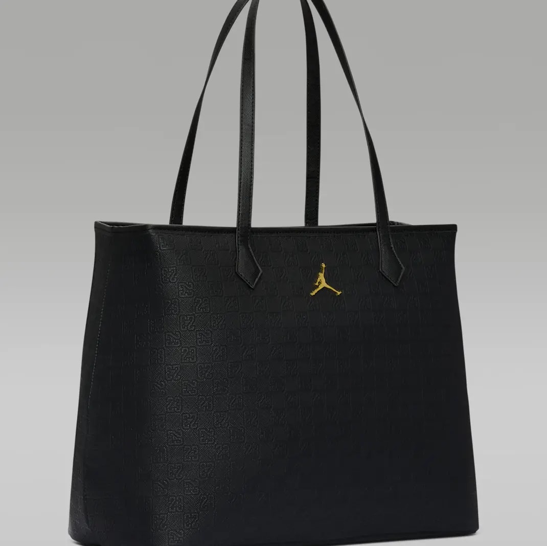Túi Nike Air Jordan Monogram Tote Bag 'Black' HV1615-011 — ảnh 2