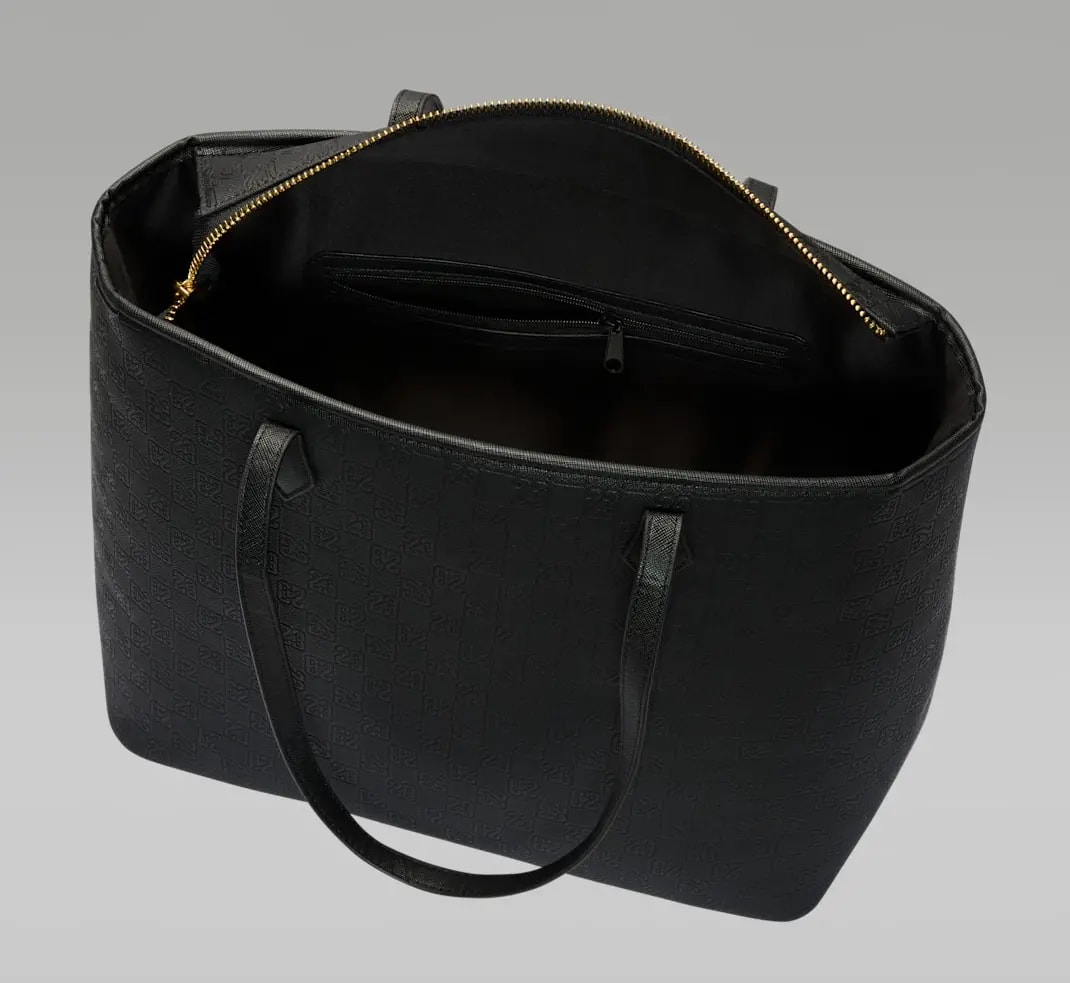 Túi Nike Air Jordan Monogram Tote Bag 'Black' HV1615-011 — ảnh 5