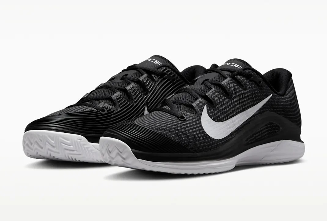 Giày Nike Court Vapor 12 Clay 'Black Dark Smoke' HQ6026-001 — ảnh 4