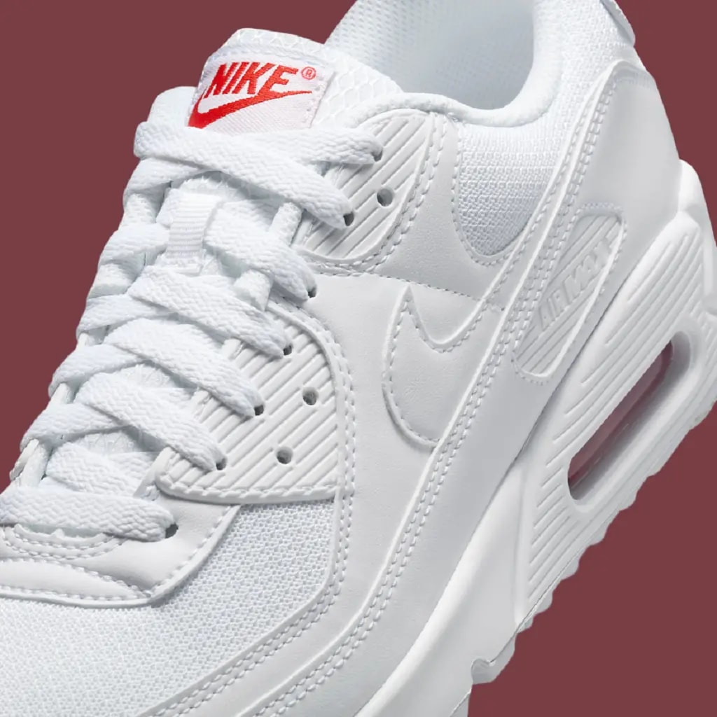 Giày Nike Air Max 90 'White Light Crimson' DM0029-118 — ảnh 4