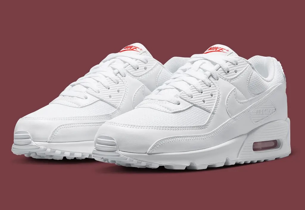 Giày Nike Air Max 90 'White Light Crimson' DM0029-118 — ảnh 3