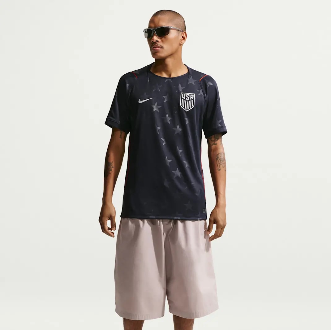 Áo Nike USMNT 2026 Away Jersey 'Dark Obsidian' IB5395-475 — ảnh 3