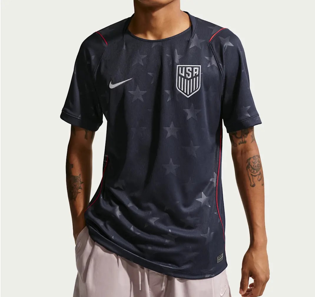 Áo Nike USMNT 2026 Away Jersey 'Dark Obsidian' IB5395-475 — ảnh 5