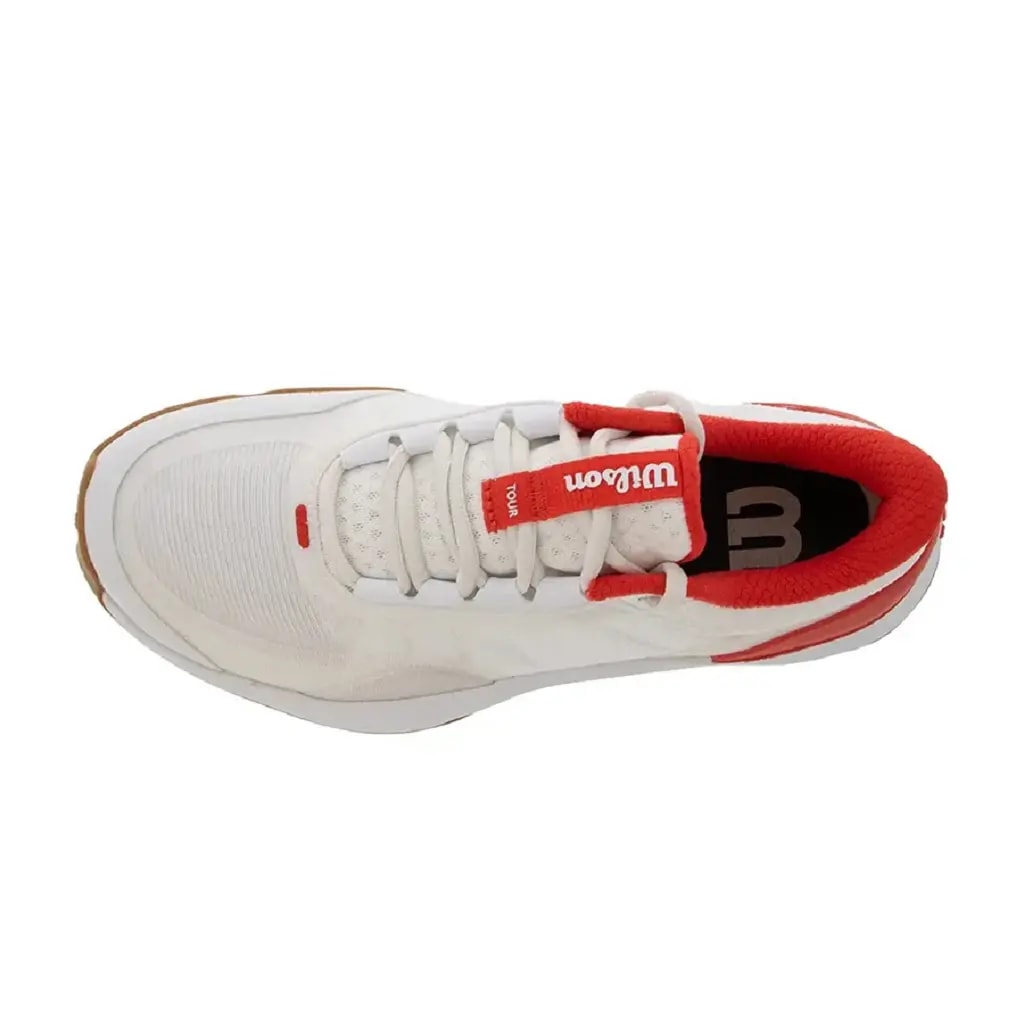 Giày Wilson Intrigue Tour Tennis 'White Red' WRS337040 — ảnh 5