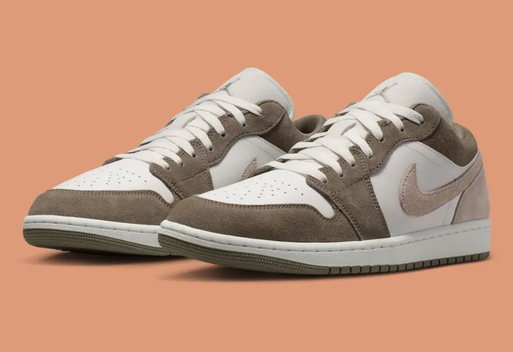 Giày Nike Air Jordan 1 Low 'Olive Grey' 553558-046 — ảnh 4