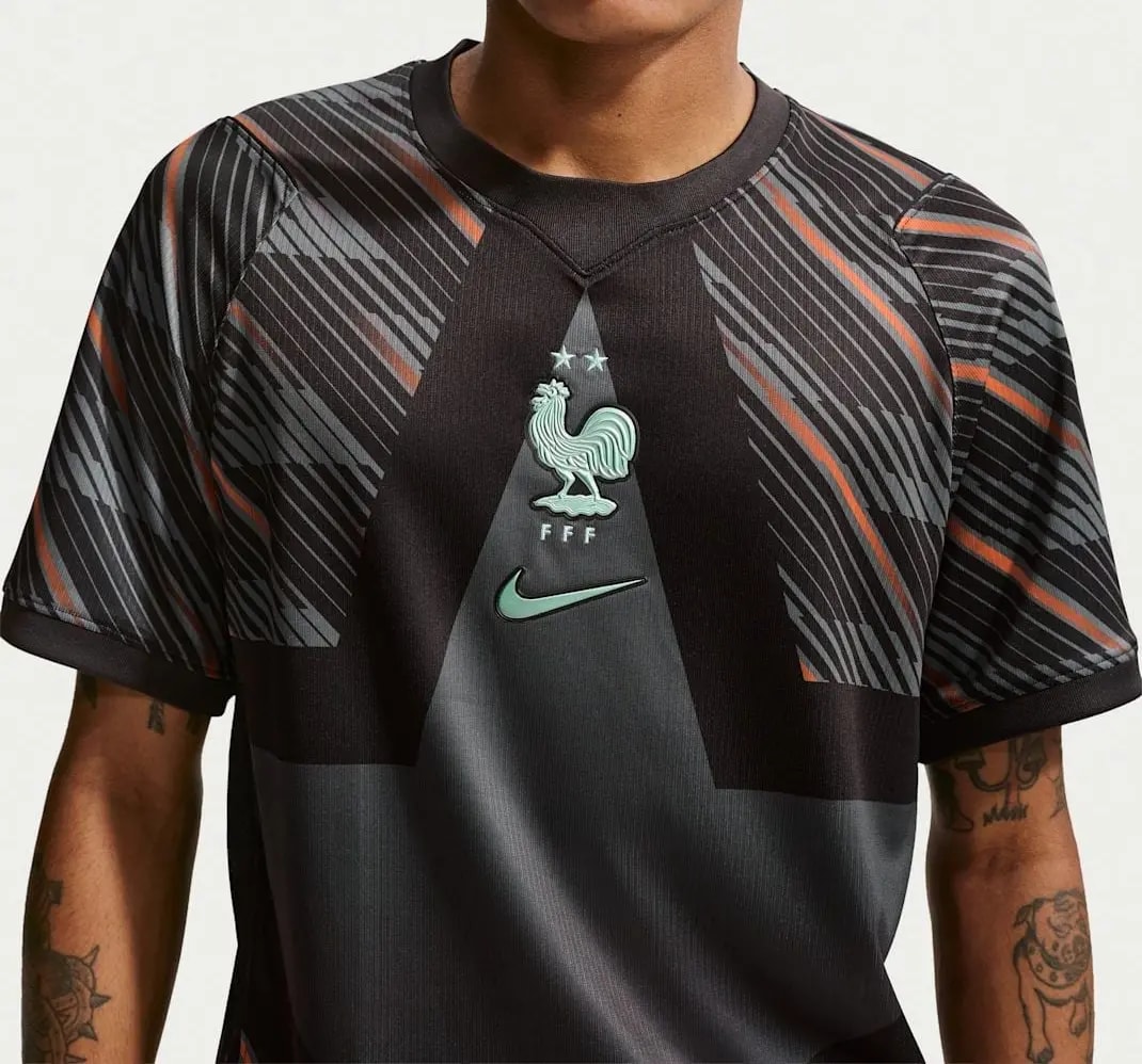 Áo Nike France 2026 Stadium Goalkeeper 'Black' IB5304-010 — ảnh 3