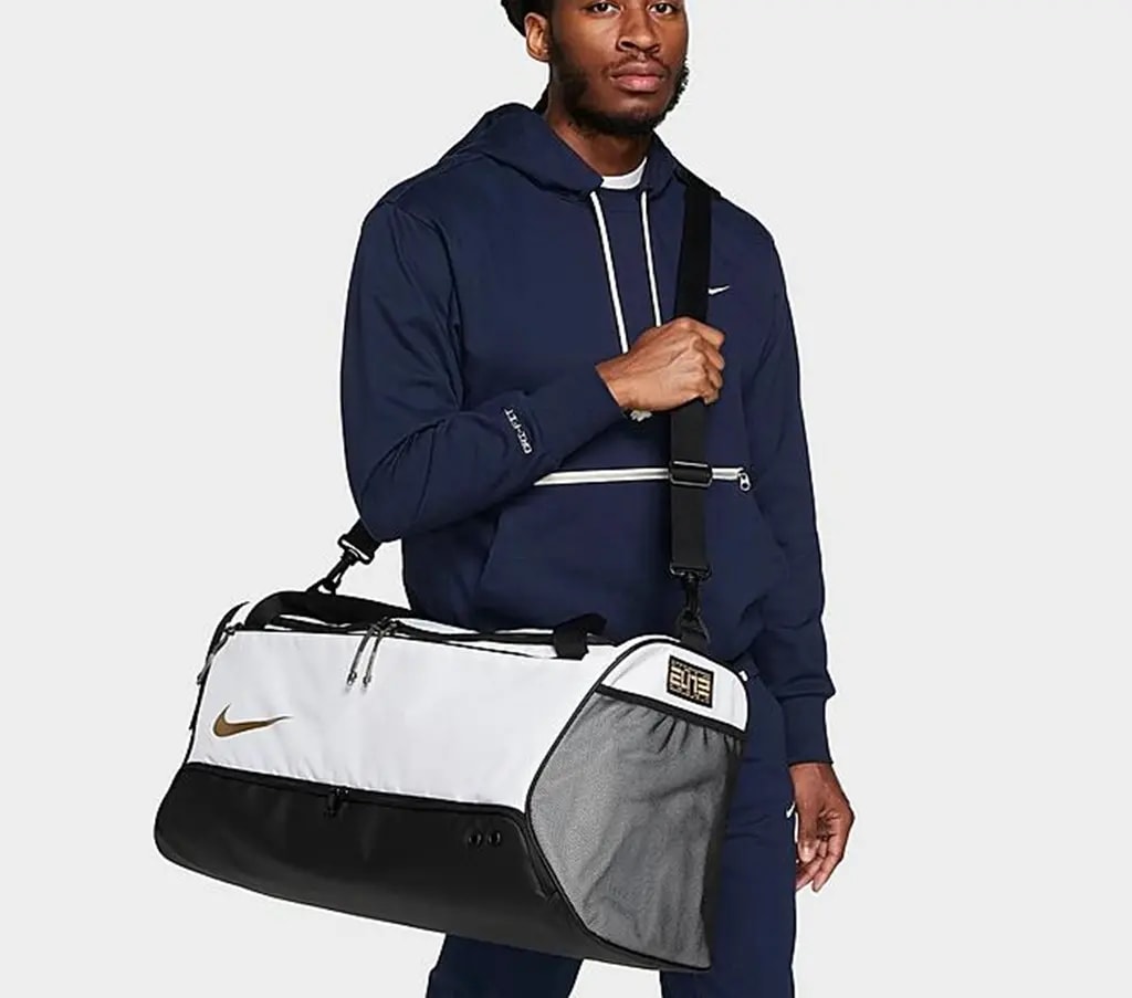 Túi Nike Hoops Elite Duffle 'Black White' DX9789-100 — ảnh 3