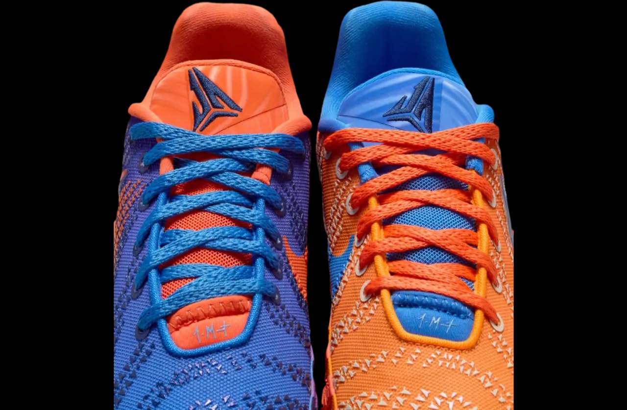 Giày Nike Ja 3 GS 'Blue Crystal Turf Orange' IO9418-400 — ảnh 2