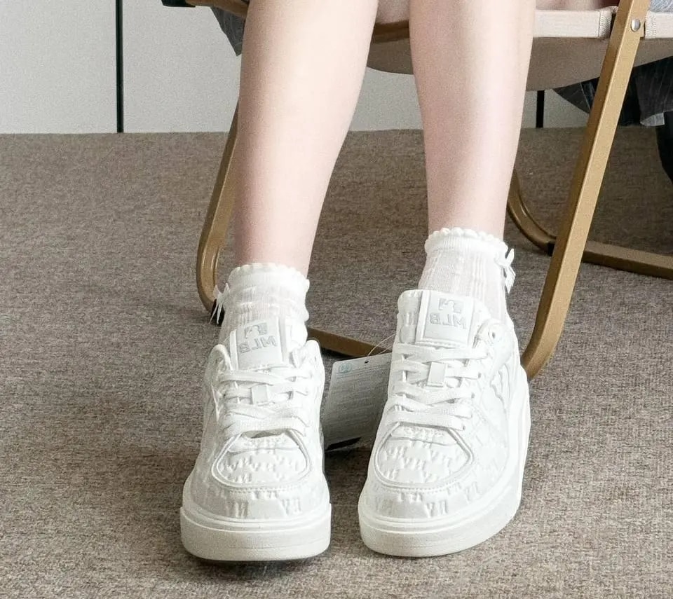 Giày MLB Chunky Liner Embo 'White' 3ASXE015N 50WHS — ảnh 3