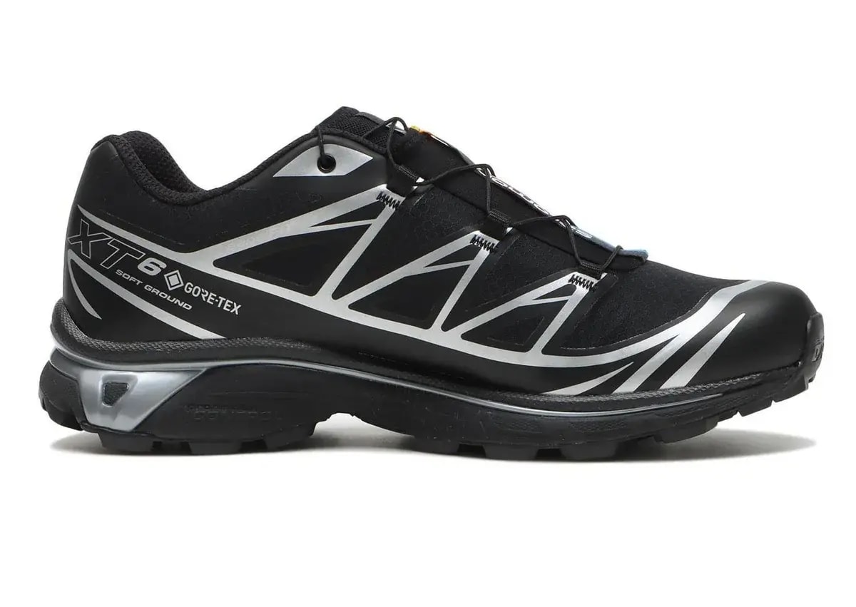 Giày Salomon XT-6 Gore-Tex 'Black Silver' l47450600 — ảnh 4