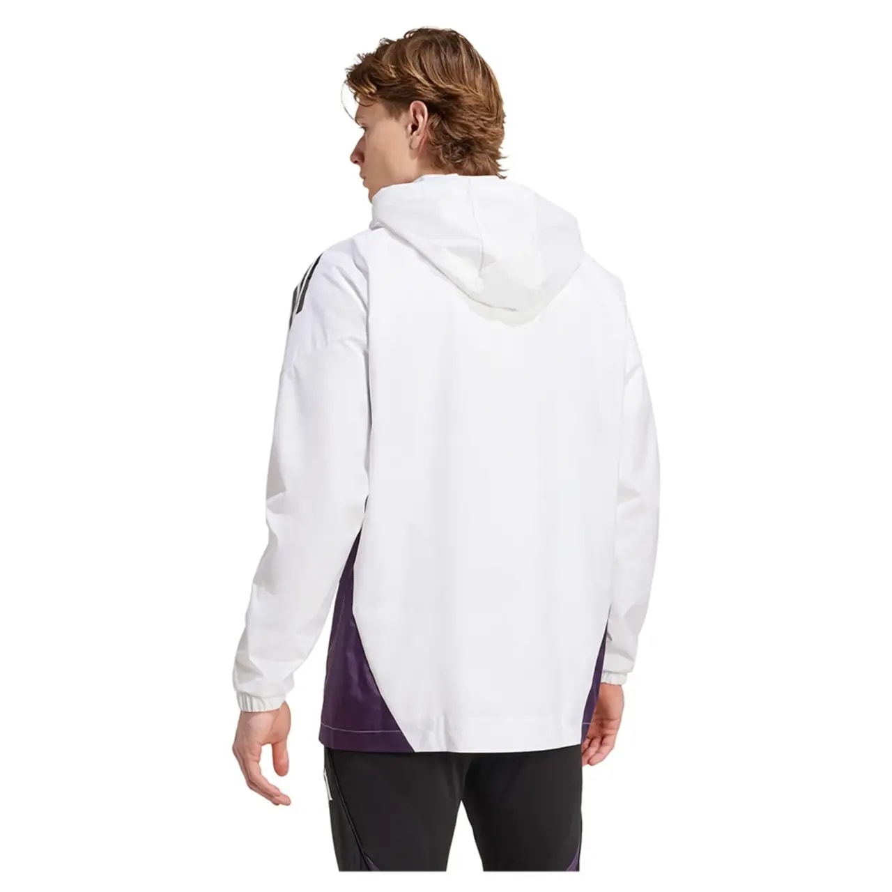 Áo Adidas Manchester United Waterproof Jacket 'White' JP3102 — ảnh 4