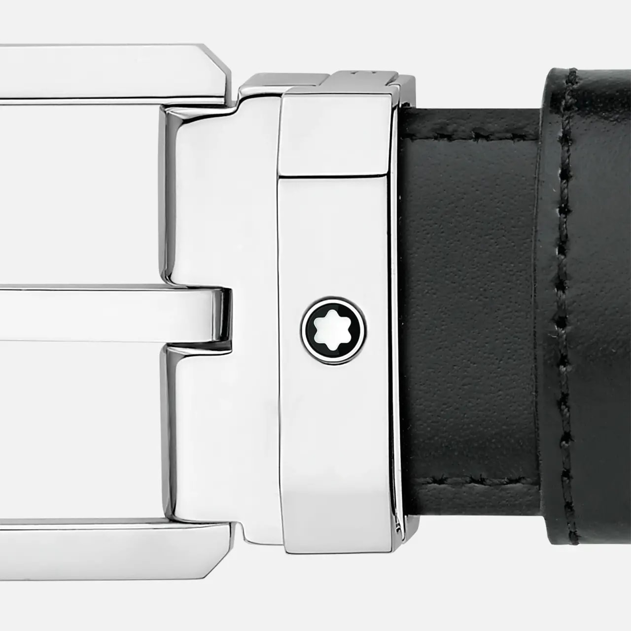 Thắt lưng Montblanc Business Stainless Steel 'Black Brown' 116579 — ảnh 3