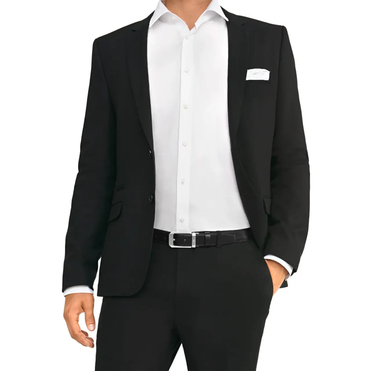Thắt lưng Montblanc Business Stainless Steel 'Black Brown' 116579 — ảnh 2