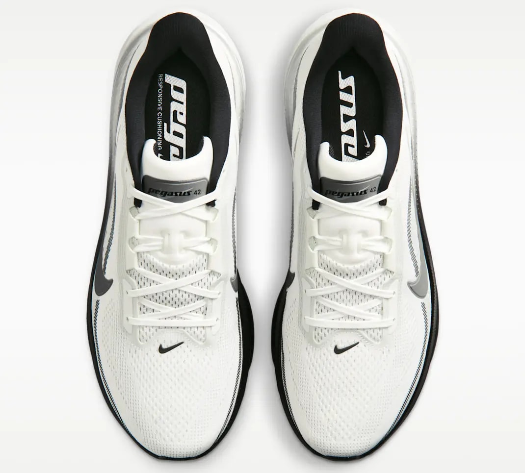 Giày Nike Air Zoom Pegasus 42 'White Black Silver' II7210-100 — ảnh 5