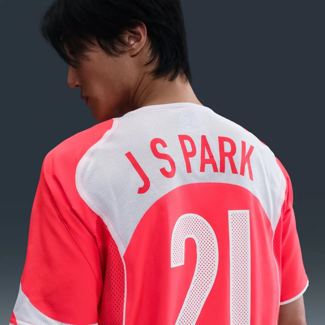 Áo Nike South Korea 90 Reissue Jersey #ParkJiSung21 'Red' IF2943-679 — ảnh 3