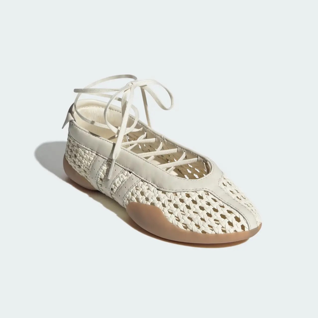 Giày Adidas Taekwondo Mei Ballet 'Cream White' KI3582 — ảnh 3