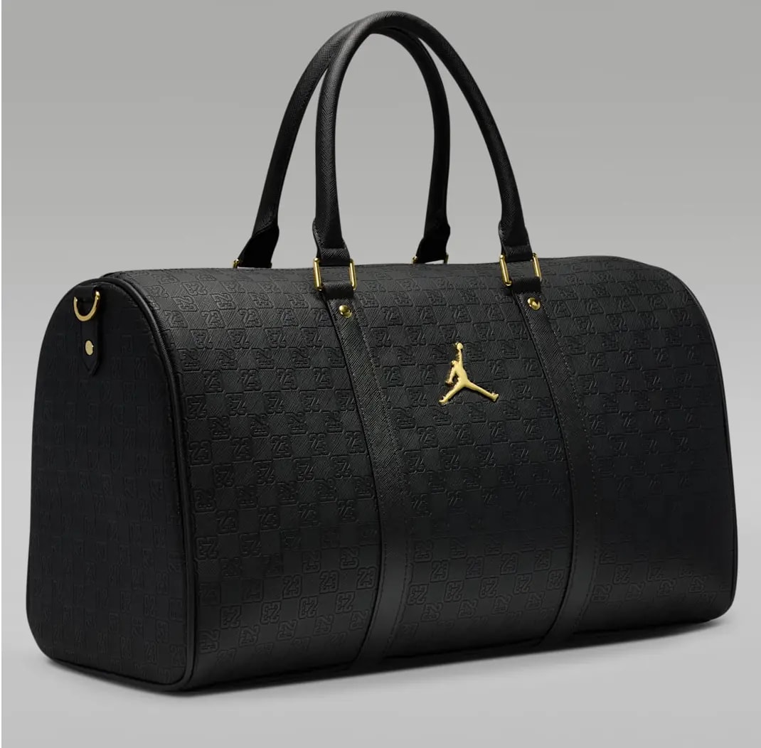Túi Nike Jordan Monogram Duffel Bag 'Black' HV2856-011 — ảnh 2