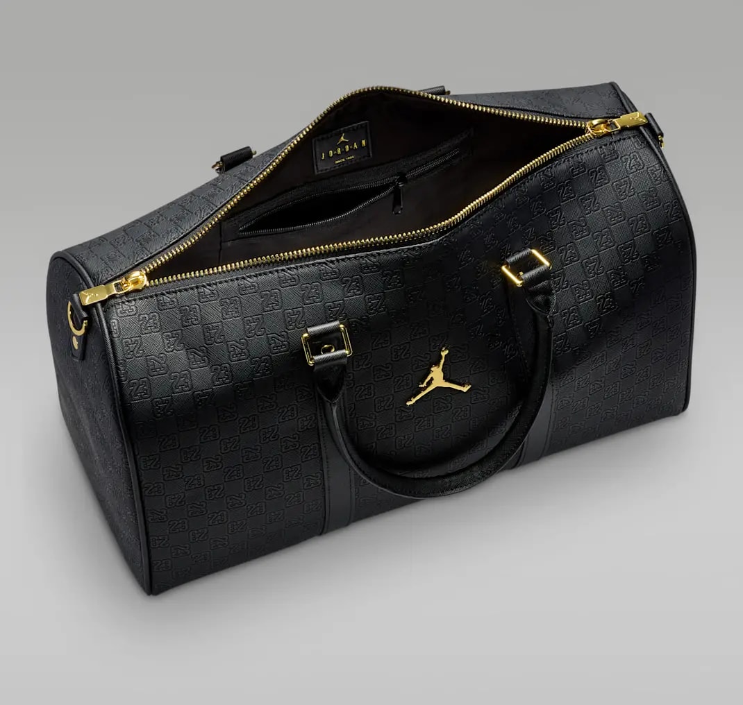 Túi Nike Jordan Monogram Duffel Bag 'Black' HV2856-011 — ảnh 5